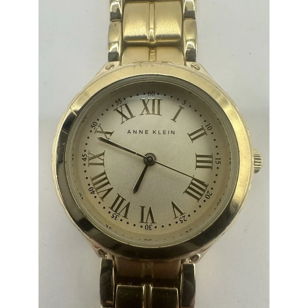 Anne Klein‎ Ladies Analog Quartz Watch AK/1302 New Battery 32MM 6.75